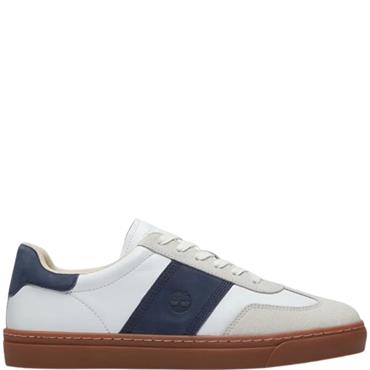 TIMBERLAND MENS LACE CASUAL TRAINER - WHITE BEIGE